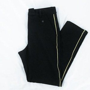 Anthropologie Nümph Pants Black 8 High Waist Tapered Leg, EU Size 34